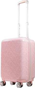 FUL Hello Kitty 21 Inch Carry On Luggage, Printed Hardshell Rolling Suitcase with Spinner Wheels, Pink