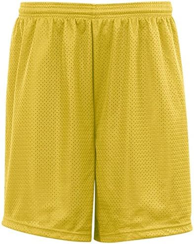 Badger Sports Mesh/Tricot Youth Short Gold X-Large