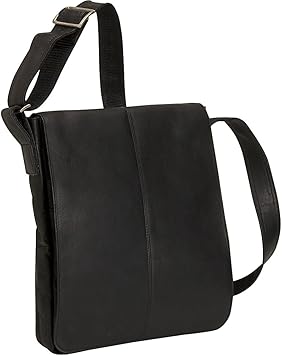 David King & Co. Small Vertical Messenger Bag, Black, One Size