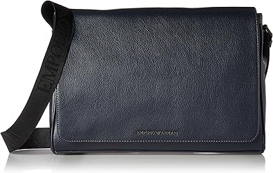 Emporio Armani Leather Messenger Bag