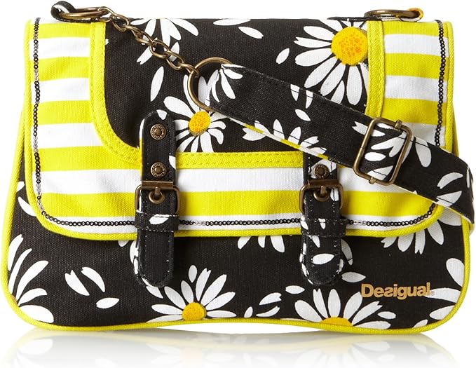 Desigual Big Girls' Mixed Print Messenger Bag