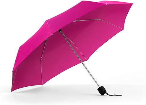 ShedRain Umbrellas Rain Essentials Manual Compact, Hot Pink, One Size