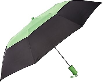 Natico Vented Crown Umbrella, Lime/Black, One Size