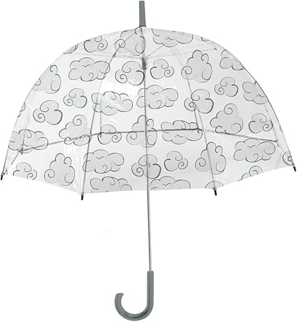 Kids Sky Collection Clouds Umbrella, Clear