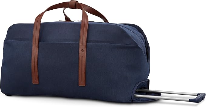 Samsonite Virtuosa Travel Duffel with Wheels, Navy