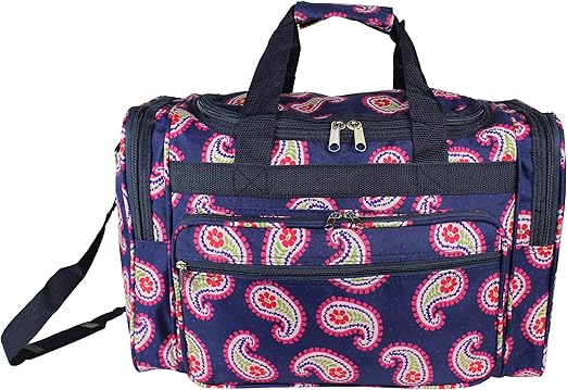 World Traveler Classic Prints 19-inch Duffel Bag, Floral Paisley