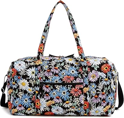 Vera Bradley Women's Cotton Large Travel Duffel Bag