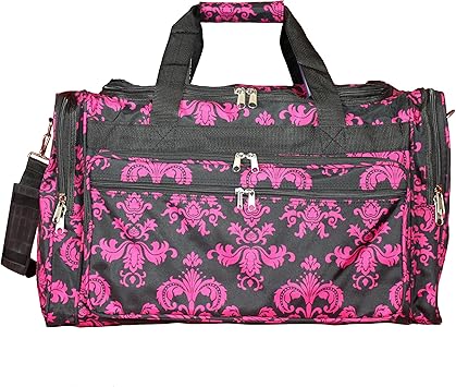 World Traveler Damask, Black Pink DAMA, 16-inch