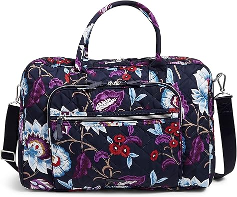 Verabradley Women'S Performance Twill Lay Flat Weekender Travel Bag