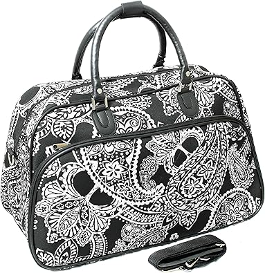 World Traveler Paisley 21-inch Carry-on Shoulder Duffel Bag