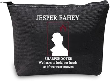 PXTIDY Six Of Crows Inspired Makeup Bag Jesper Fahey Gift Sharpshooter Gift Ketterdam Crow Club Purse Bookish Gift