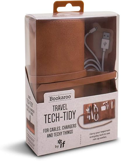 Bookaroo Travel Tech-Tidy-Brown