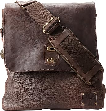 Will Leather Goods Men's Otto Crossbody, Brown, One Size