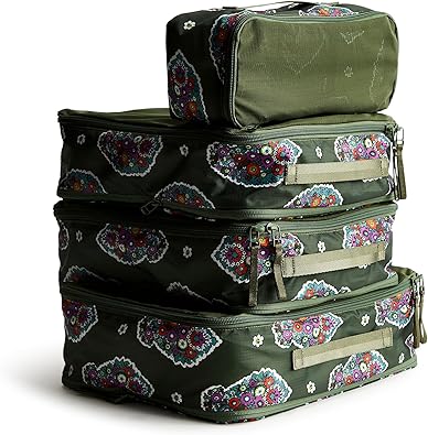 Vera Bradley Women's Ripstop Polyester Packing Cube Set