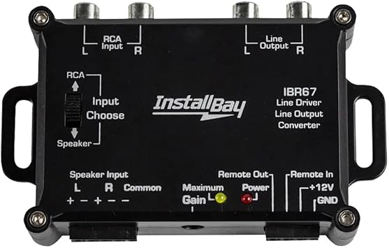 Install Bay - Line Driver/Line Output Converter 2 Channel - Retail Pack (IBR67), Display Products