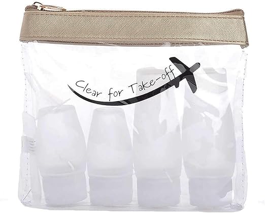 Miamica Women's Take-Off, Clear & Gold, 7-Piece