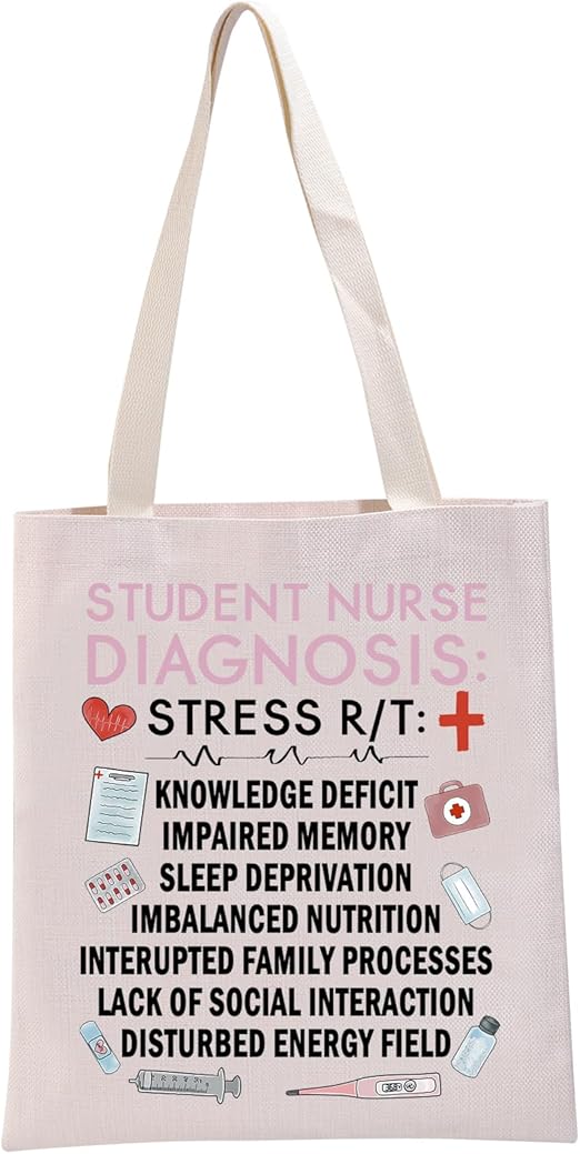 G2TUP Nurse Gift Nurse Diagnosis Tote Nursing Handbag Student Nurse Gift Medical Care Bag Nursing Assistant Gift