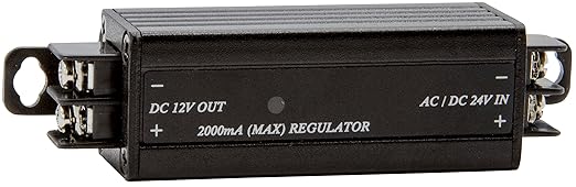 Triplett CON-24V-12V AC/DC to DC 12V 2A Regulated Power Converter