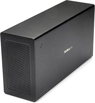 StarTech.com Thunderbolt 3 PCIe Expansion Chassis, External Enclosure With One PCI Express Slot, PCIe Box for Laptops / Desktops / All-In-Ones, 5K/4K Output Via TB3/DP, TAA Compliant (TB31PCIEX16)