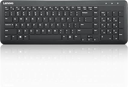 Lenovo 300 Wireless Keyboard, Black