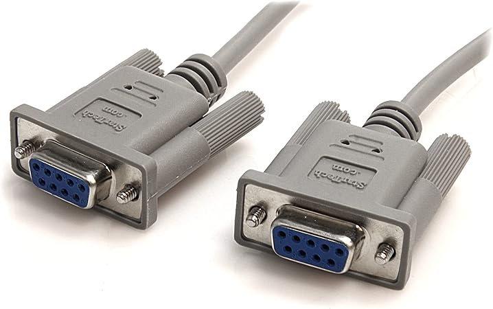 StarTech.com 10' RS232 Serial Null Modem Cable - Null modem cable - DB-9 (F) to DB-9 (F) - 10 ft (SCNM9FF)