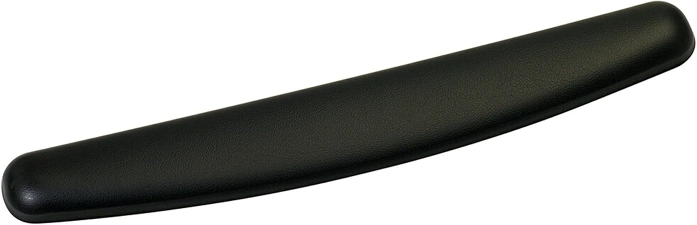 3M Gel Wrist Rest, Black Leatherette, 18 Inch Length, Antimicrobial Product Protection (WR309LE)