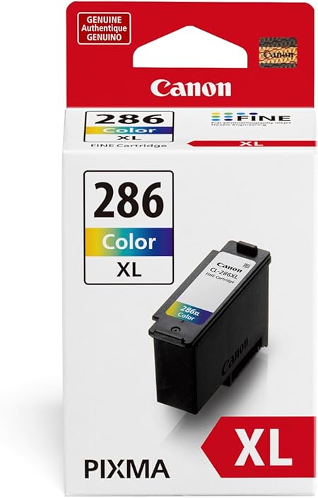 Canon Genuine Ink CL-286 Color Cartridge, XL