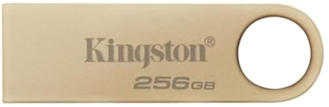 Kingston DataTraveler SE9 G3 256GB USB Flash Drive | USB 3.2 Gen 1 Speed | Up to 220MB/s | Premium Metal Casing | DTSE9G3/256GB