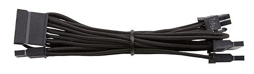 Corsair CP-8920186 Premium Individually Sleeved SATA Cable, Black PSUs 29.5 inches