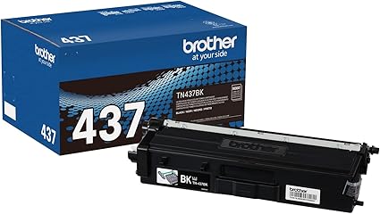 Brother Genuine TN437BK Ultra High Yield Black Toner Cartridge