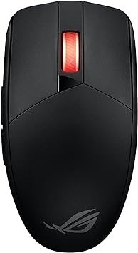 ASUS ROG Strix Impact III Wireless Gaming Mouse, 57 G Lightweight, 36K DPI Sensor, Bluetooth & 2,4GHz RF, ROG SpeedNova, Up to 618hrs Battery Life, Replaceable Switches, ROG Omni Receiver, Black