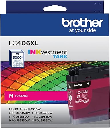 Brother LC406XLM High Yield Magenta Ink Cartridge