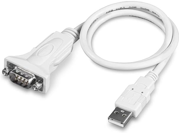 TRENDnet USB to Serial 9-Pin Converter Cable, Connect a RS-232 Serial Device to a USB 2.0 Port, Supports Windows & Mac, USB 1.1, USB 2.0, USB 3.0, 21 Inch Cable Length, Plug & Play, White, TU-S9