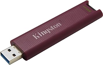 Kingston DataTraveler Max Type-A 512GB High Performance USB Flash Drive USB 3.2 Gen 2 Up to 1000 MB/s Sliding Cap Design DTMAXA/512GB