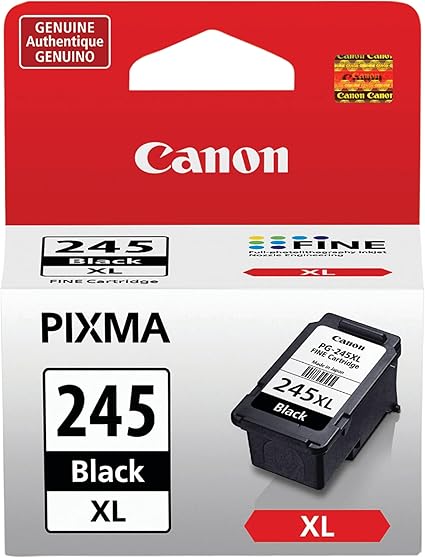 Canon PG-245 XL Black printer Ink Cartridge Compatible to iP2820, MG2420, MG2924, MG2920, MX492, MG3020, MG2525, TS3120, TS302, TS202, TR4520