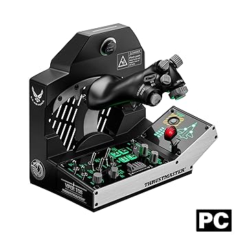 Thrustmaster Viper TQS Mission Pack: Metal Throttle Quadrant System, Throttle and Control Panel Included, 64 Action Buttons, 6 Axes, Licensed by the U.S. Air Force (Compatible with PC)