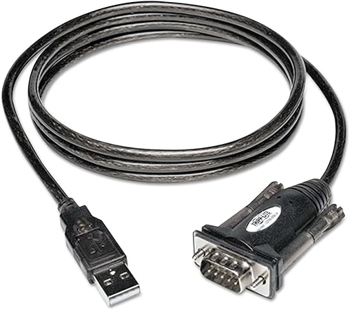 Tripp Lite 5ft USB to Serial Adapter Cable (USB-A to DB9 M/M)(U209-000-R)