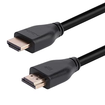 Monoprice 8K Certified Ultra High Speed HDMI Cable - HDMI 2.1, 8K@60Hz, 4K@120Hz, 48Gbps, HDR, VRR, CL2 In-Wall Rated, 15ft, Black (1 Pack)