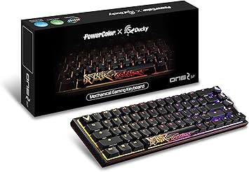 PowerColor USB-C x Ducky One 2 SF RGB Mechanical Keyboard with Kailh Brown Switches