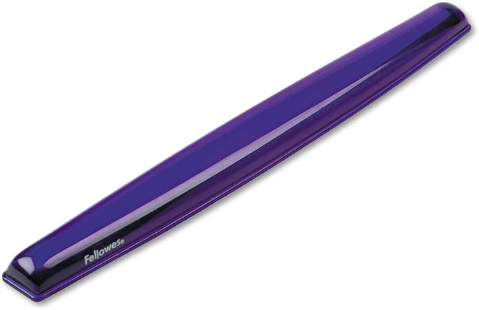 Fellowes Gel Crystals Wrist Rest, Purple (91437)