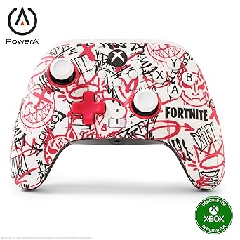 PowerA Wireless Controller for Xbox Series X|S - Fortnite SE, bonus virtual item included, hall effect thumbsticks, low latency wireless, Officially Licensed - for Xbox Series X|S and works on Xbox One and Windows 10/11, Bonus Virtual Item Included