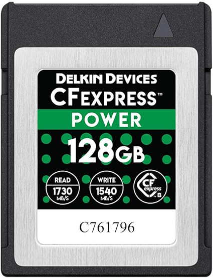 Delkin Devices 128GB POWER CFexpress Type B Memory Card (DCFX1-128)