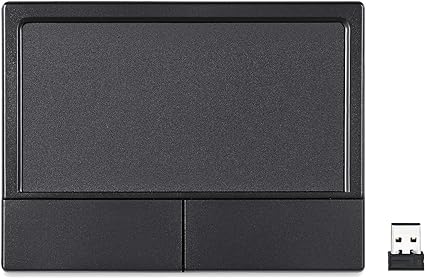 Perixx PERIPAD-704 Wireless Touchpad, Portable Track Pad for Desktop and Laptop User, Large Size 4.72x3.54x0.74 inches (Wireless), Black