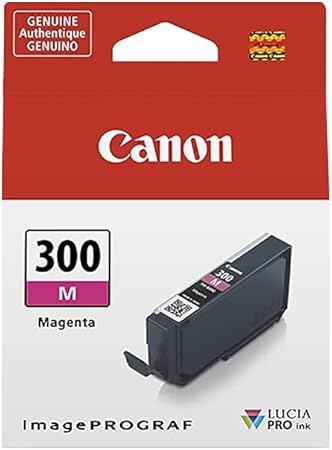 Canon PFI-300 Lucia PRO Ink, Magenta, Compatible to imagePROGRAF PRO-300 Printer