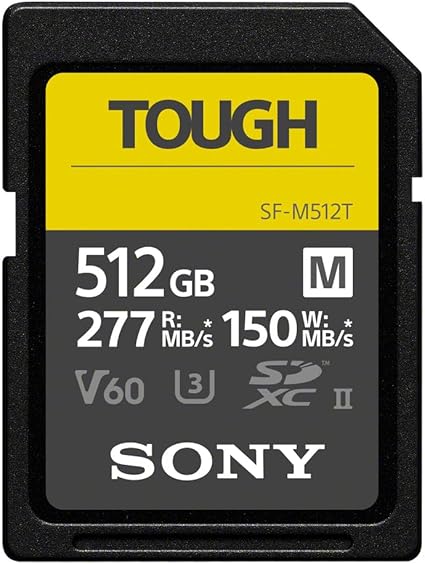 Sony 512 GB Tough M Series UHS-II SDXC Memory Card