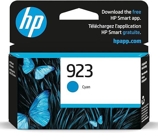 HP 923 Cyan Original Ink Cartridge