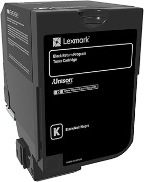 Lexmark 74C10K0 Unison Toner Cartridge, Black