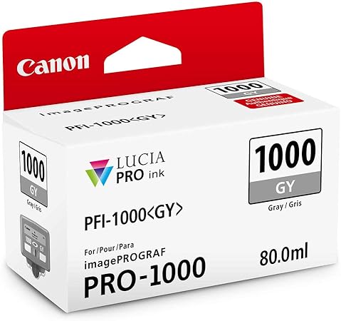 CanonInk Lucia PRO PFI-1000 Gray Individual Ink Tank