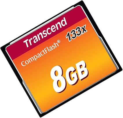 Transcend 8GB CompactFlash Memory Card 133x (TS8GCF133)