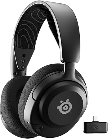 SteelSeries Arctis Nova 5 Wireless Multi-System Gaming Headset — Neodymium Magnetic Drivers — 100+ Audio Presets — 60 HR Battery — 2.4GHz or BT — ClearCast Gen2.X Mic — PC, PS5, PS4, Switch, Mobile